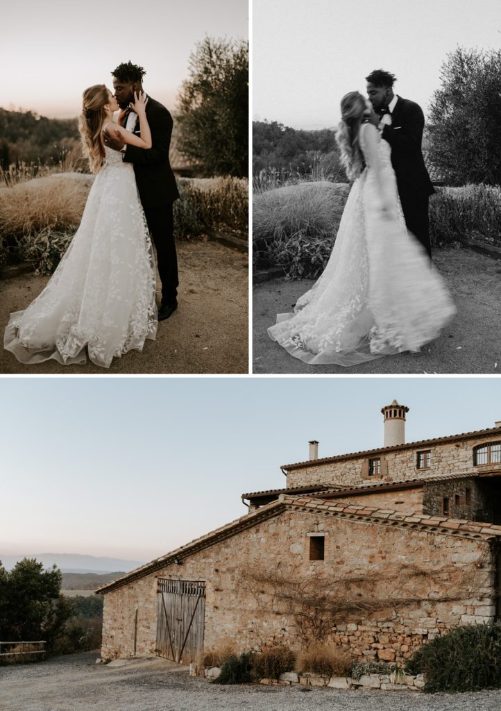 couple with mountain views at this must be the place barcelona wedding venue