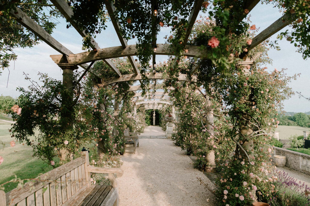 rose garden at euridge manor