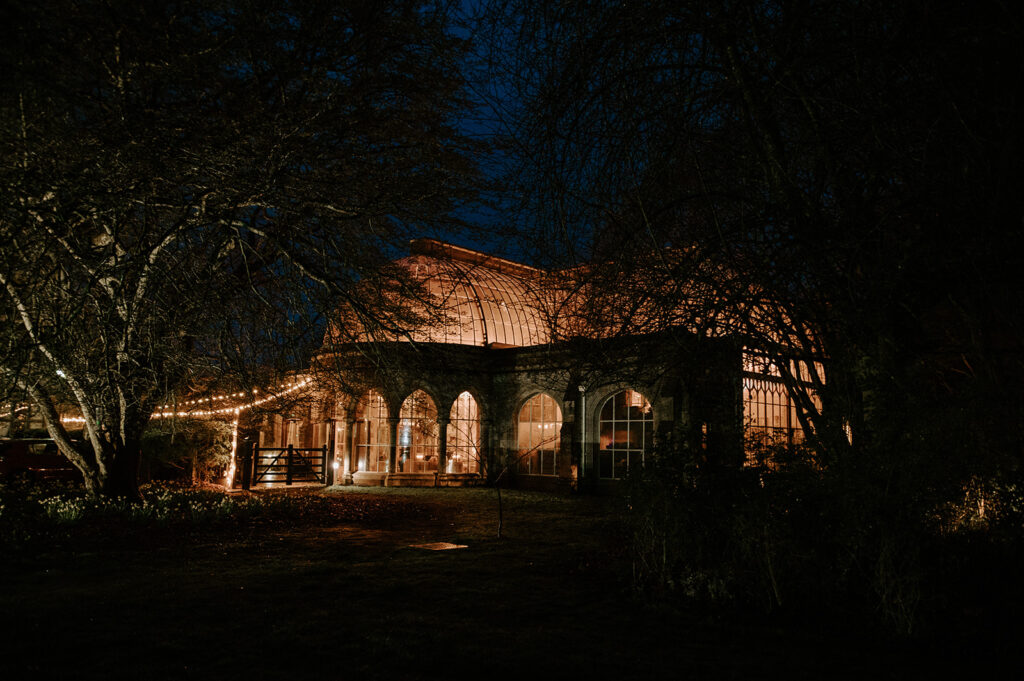 tortworth court orangery at night